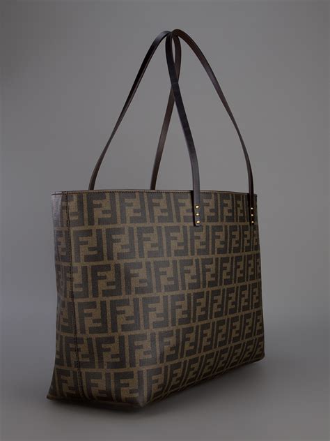 fendi versace tote bag|fendi monogram shopper tote.